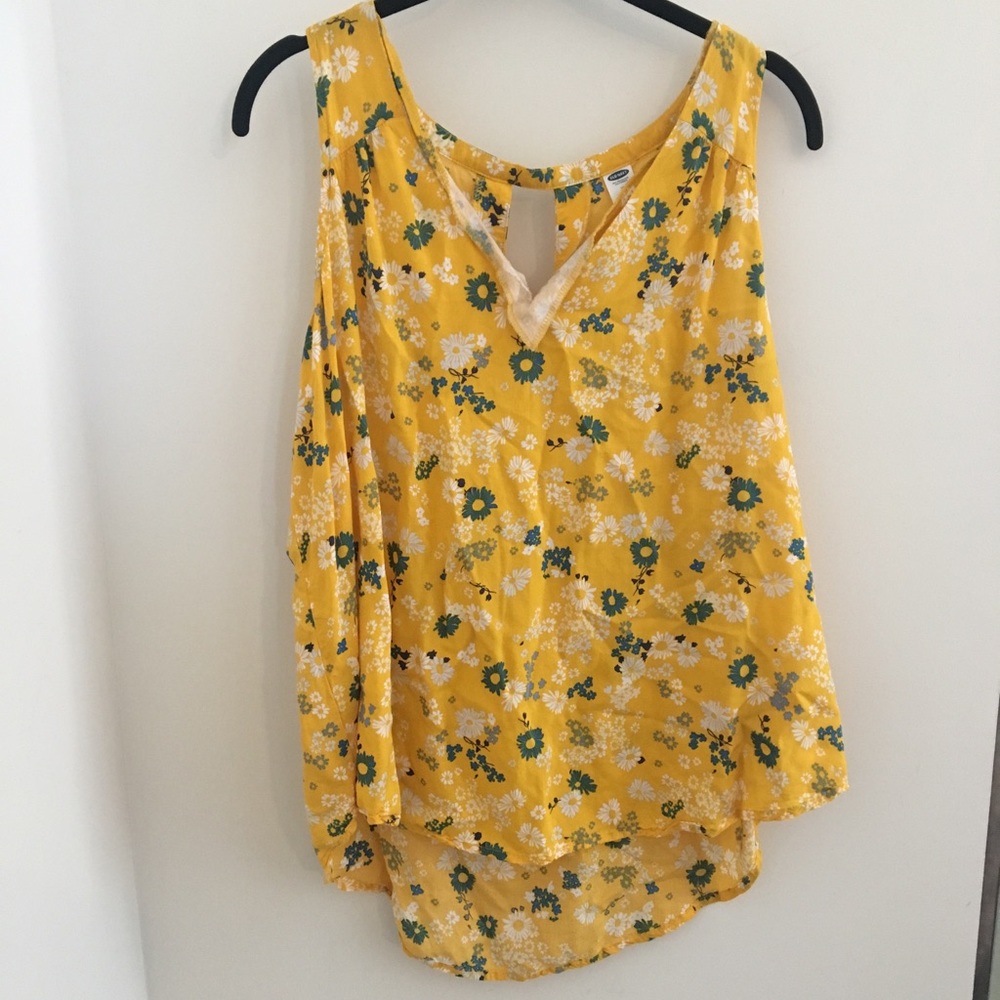 Old Navy floral shirt